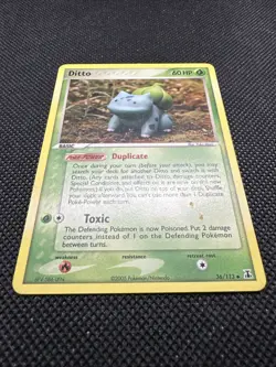 Pokemon TCG Ditto Card Bulbasaur, Delta Species, 36/113 - Image 4