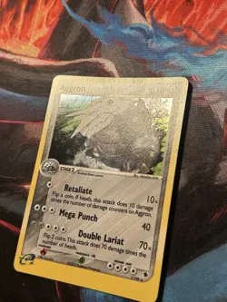 Pokemon TCG Aggron Holo Rare Card 1/109 Ruby & Sapphire - Image 2