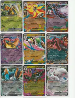 Pokemon - Mega Evolution Era - Chaos Rising - 9 Card EX Lot - No Duplicates - Image 1