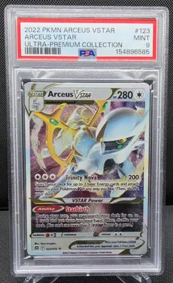 ARCEUS VSTAR Metal UPC Card 123 PSA 9 MINT 2025 Pokemon Ultra Premium Collection - Image 1