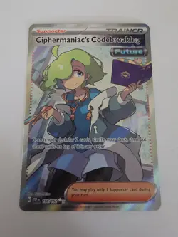 Pokemon TCG Ciphermaniac's Codebreaking Ultra Rare Trainer Card 198/162 - Image 1