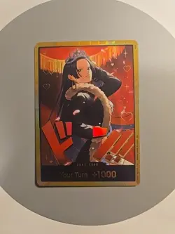 DON!! Card (Boa Hancock) (Gold) One Piece Heroines Edition Foil English NM - Image 1