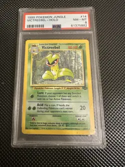 1999 Pokemon Jungle Victreebel #14 English Holo Rare 14/64 - PSA 8 NM-MT - Image 2