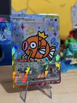 Derpy Pokemon Fan Made Holo Display Cards - Derpy Magikarp - Prized Fish Slpash - Image 3