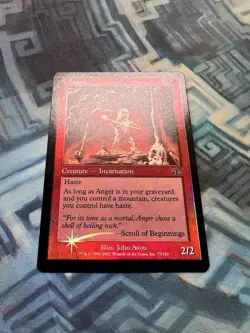 MTG Foil Anger EX/LP+ Judgment - Image 2