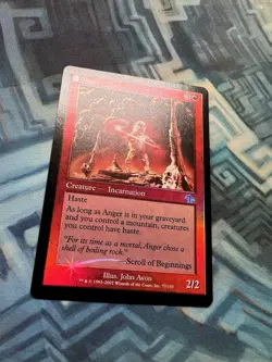 MTG Foil Anger EX/LP+ Judgment - Image 5