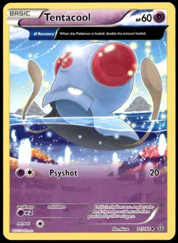 Tentacool 71/160 Uncommon Primal Clash Pokemon Near Mint - Image 1