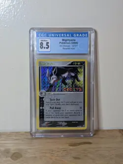 CGC 8.5 Mightyena 12/107 EX Deoxys Reverse Holo Stamped Pokemon Card BGS PSA - Image 1