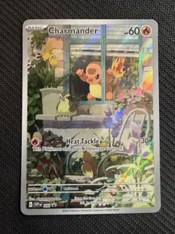 Charmander SVP 044 Black Star Promo Full Art Holo Pokemon TCG - Image 1