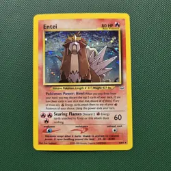Pokemon Card - Entei 6/64 Holo Neo Revelation WOTC Vintage - NM - Image 1