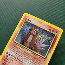 Pokemon Card - Entei 6/64 Holo Neo Revelation WOTC Vintage - NM - Image 3