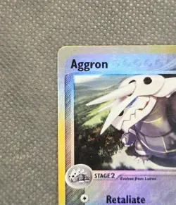 Aggron 1/109 EX Ruby & Saphire - Reverse Holo Rare E-reader - Pokemon TCG 2003 - Image 3