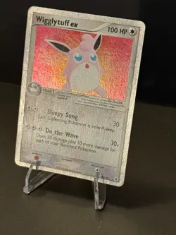 (C10125) POKEMON TCG Wigglytuff ex 101/101 LP Holo Rare Hidden Legends - Image 2