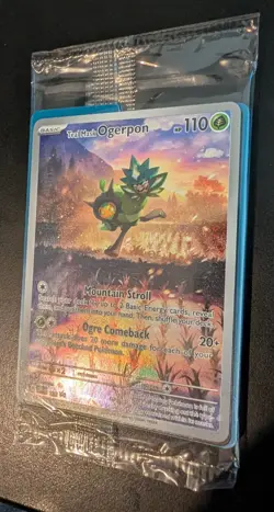 Pokemon TCG Teal Mask Ogrepon Sealed Promo 123 Scarlet Violet NM - Image 2