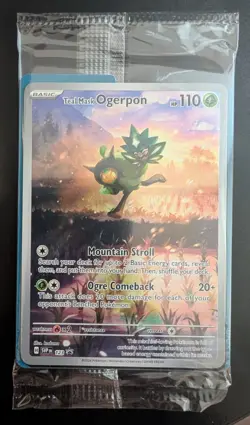 Pokemon TCG Teal Mask Ogrepon Sealed Promo 123 Scarlet Violet NM - Image 3