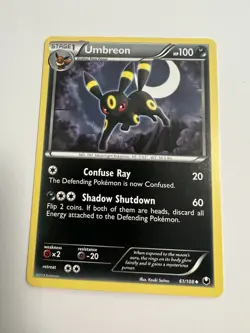 Pokemon - Umbreon 61/108 Dark Explorers - Non Holo Regular - NM - Image 1