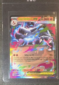 Mega Charizard X EX 013/094 Phantasmal Flames English Pokemon TCG - Image 1