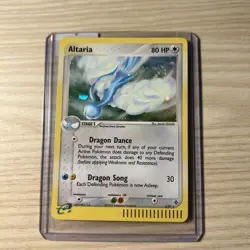 Altaria Holo Rare 2/97 Dragon Pokemon English E-reader SWIRL - Image 1