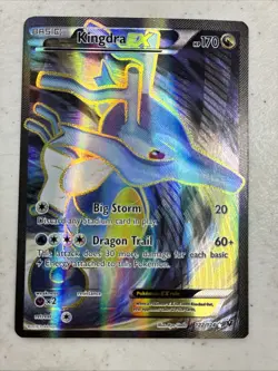Pokemon TCG Kingdra EX 122/124 Holo Ultra Rare 170 HP English 2016 - Image 1
