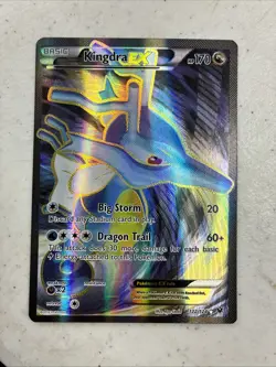 Pokemon TCG Kingdra EX 122/124 Holo Ultra Rare 170 HP English 2016 - Image 2