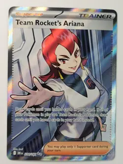 Team Rocket's Ariana 224/182 Ultra Rare Destined Rivals Pokemon Near Mint - Image 1