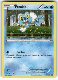 Froakie XY138 Holo Promo XY Promo Pokemon Moderately Played - Image 1