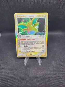 Pokemon TCG Dragonite EX Delta Reverse Holo Rare 3/113 Delta Species Light Play - Image 1
