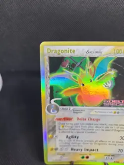 Pokemon TCG Dragonite EX Delta Reverse Holo Rare 3/113 Delta Species Light Play - Image 2
