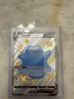 Pokemon Ditto v Shiny Holo Rare Shining Fates Vault #SV118/SV122 - Image 1