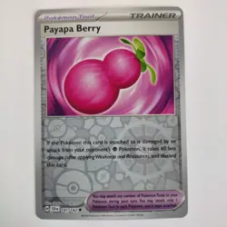 Pokemon Payapa Berry 141/142 Stellar Crown Reverse Holo Uncommon - Image 1