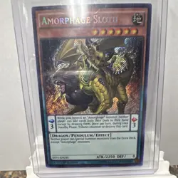 Yu-Gi-Oh! Amorphage Sloth SHVI-EN030 Shining Victories Holo 2250/0 English - Image 1