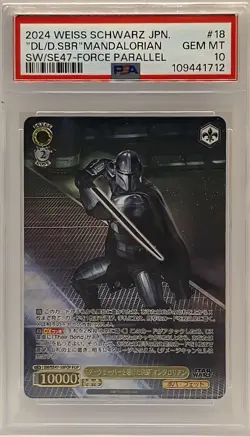 Mandalorian PSA 10 Star Wars Weiss Schwarz Japanese Foil Force Parallel - Image 1