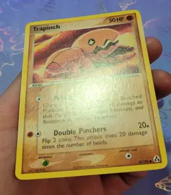 Trapinch 67/92 EX Legend Maker Pokemon Card NM - Image 4
