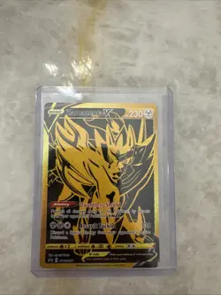 Pokemon TCG Zamazenta v SWSH077 Sword & Shield Promo Card NM/M Condition - Image 1