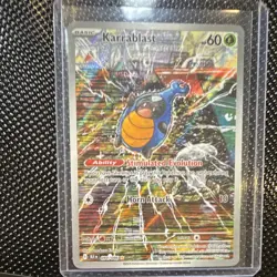 Pokemon Karrablast 094/086 Sv: Black Bolt Illustration Rare Holo Card - Image 1