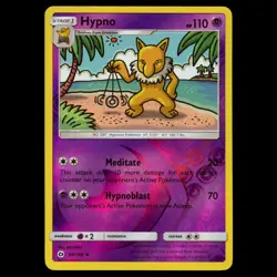 Hypno | 60 | Pokemon, Sun & Moon, Reverse Holo Uncommon Card - Image 1