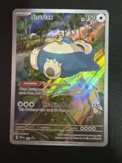 Snorlax 051 Sv: Scarlet & Violet Promo Cards Holo Pokemon card. - Image 1