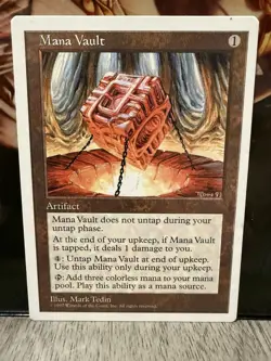 Mana Vault, 5th Edition, NM/VG, MTG - Image 1