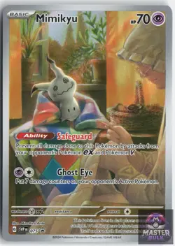 Mimikyu 075 Holo Promo Scarlet & Violet Promo Pokemon Near Mint - Image 1