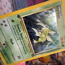 1st Edition Scyther - 1999 WOTC POKEMON - JUNGLE #10/64 - HOLO - FIRST EDITION - Image 2