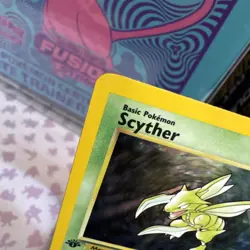 1st Edition Scyther - 1999 WOTC POKEMON - JUNGLE #10/64 - HOLO - FIRST EDITION - Image 5
