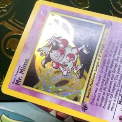 Mr. Mime 6/64 Rare Jungle Holo Foil 1st First Edition Pokemon LP - Image 4
