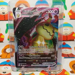 Pokemon Mimikyu VMAX TCG Holo Ultra Rare - Image 1