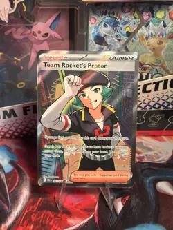 Pokemon TCG Team Roket's Proton 227/182 Destined Rivals Full Art NM+ - Image 1