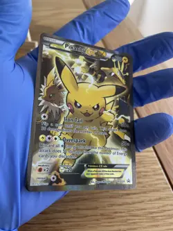 Pokemon - Pikachu EX XY124 Black Star Promo - Excellent - Image 2