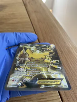 Pokemon - Pikachu EX XY124 Black Star Promo - Excellent - Image 5