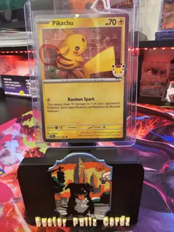 Pikachu 051/162 Pokemon Day STAMPED Cosmos SWIRL 🌀 Pokemon Day Promo - Image 1