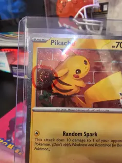 Pikachu 051/162 Pokemon Day STAMPED Cosmos SWIRL 🌀 Pokemon Day Promo - Image 3