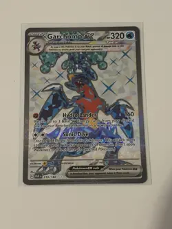 Pokemon Garchomp ex 219/182 SV04 Paradox Rift Ultra Rare Holo English 320 HP - Image 1