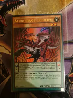 Yu-Gi-Oh - Amorphage Lechery - SHVI-EN025 1st edition Ultra Rare - MINT! New - Image 1